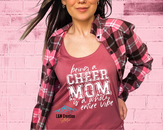 Being a Cheer mom....Screen Print