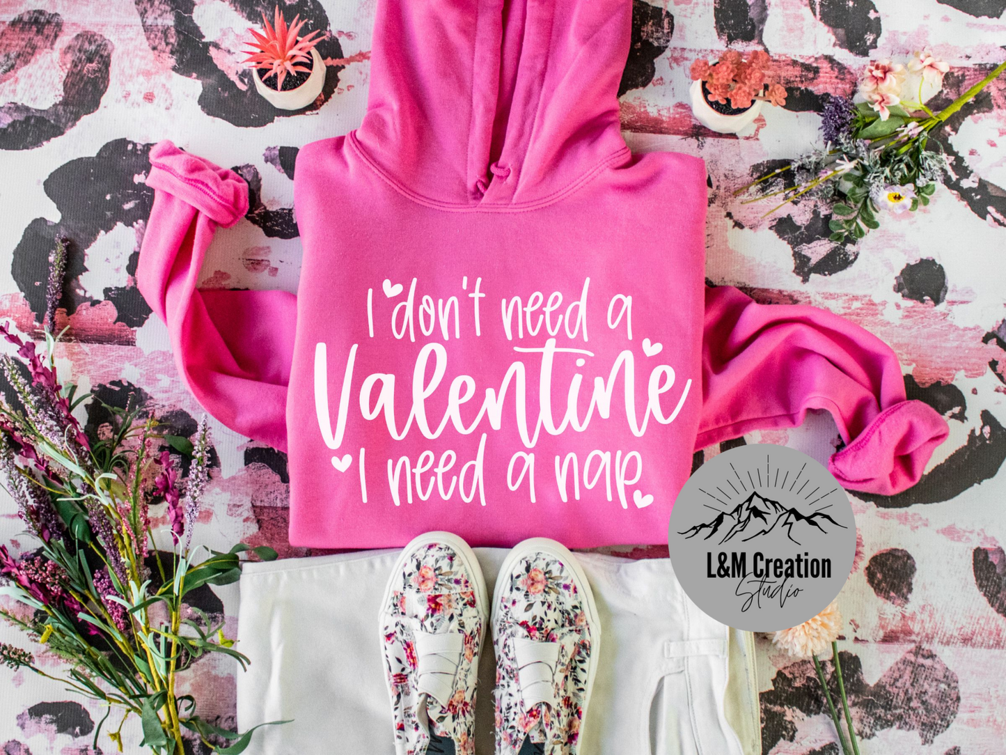 I don't need a valentine_Screen Print