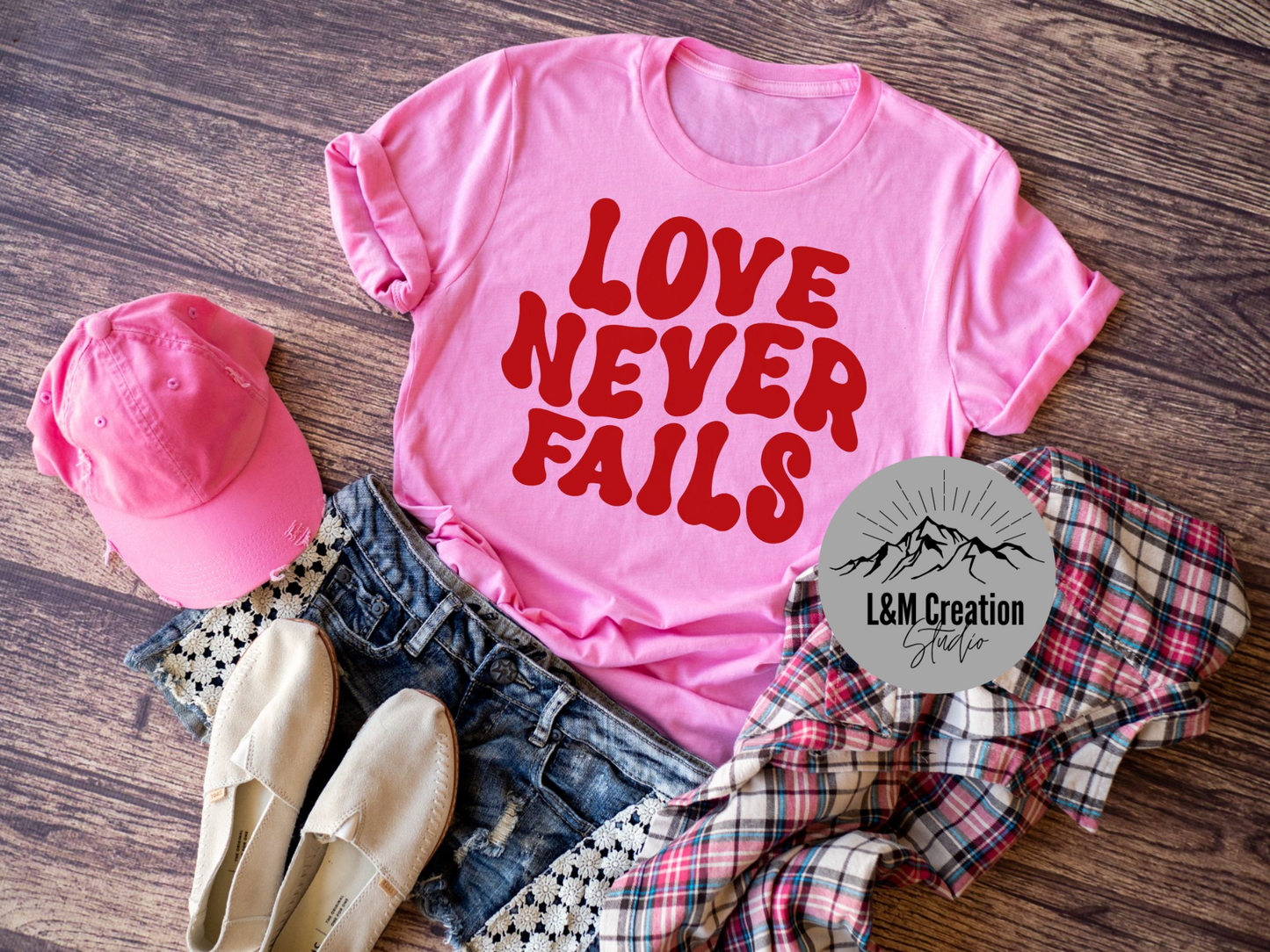 Love never fails.._Screen Print