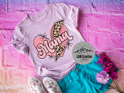 Mama_heart_Leopard..._Screen Print