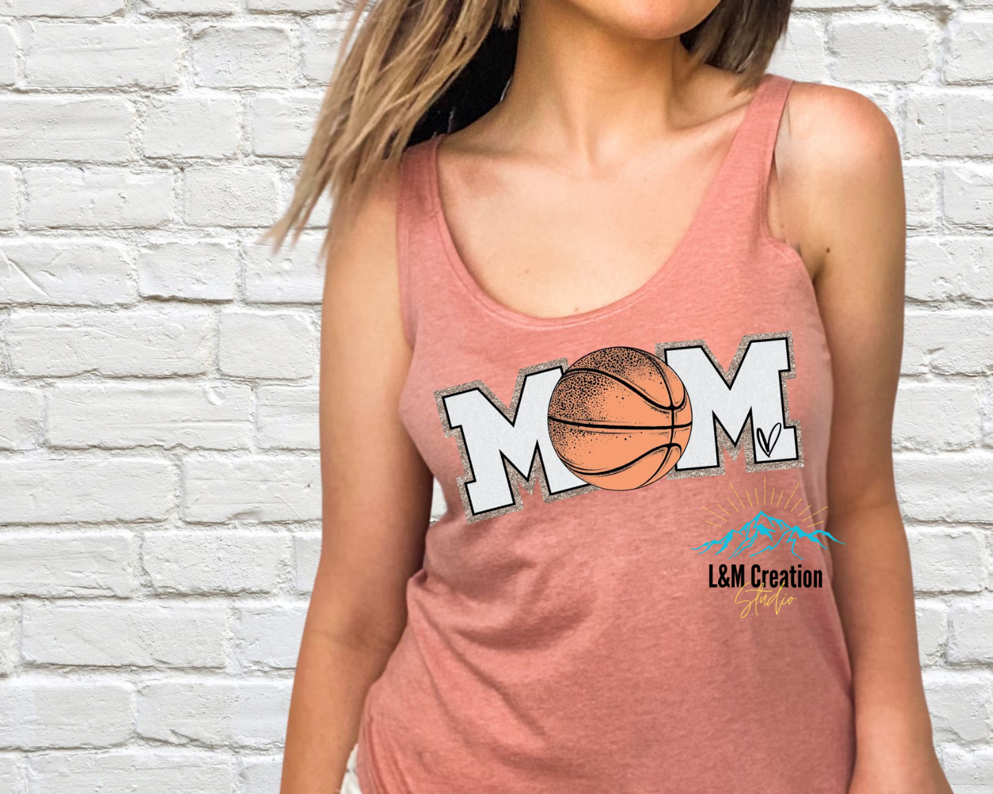 Mom_basketball....Screen Print