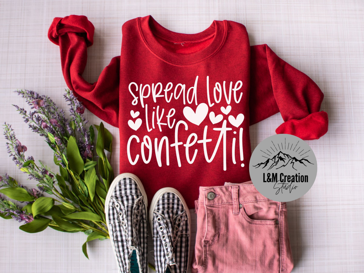Spread love like Confetti_Screen Print